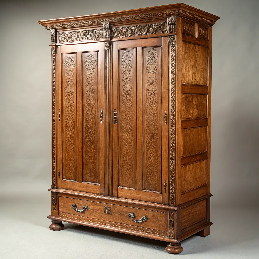 Antique Oak Wardrobe