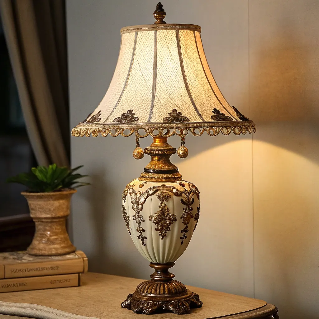 A vintage lamp